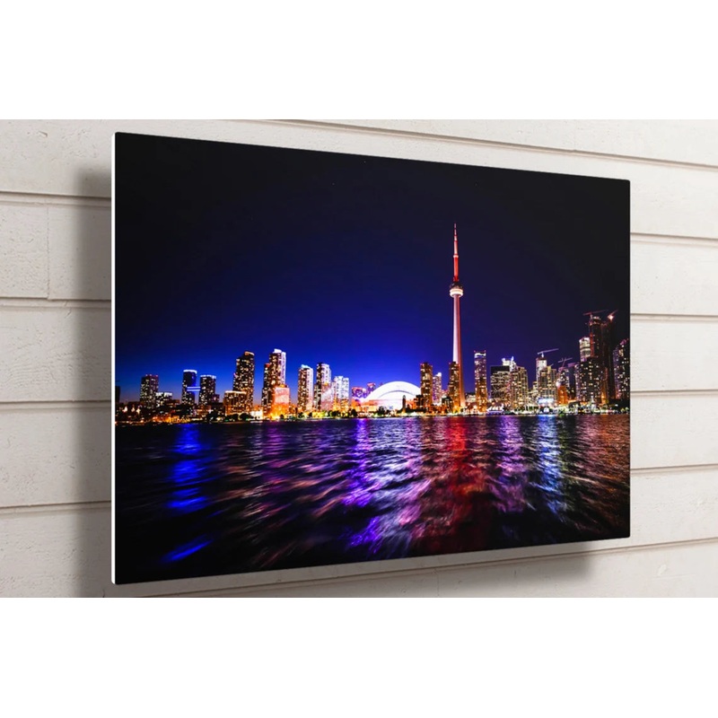 Toronto Skyline UV Direct Aluminum Print Australian Made Quality