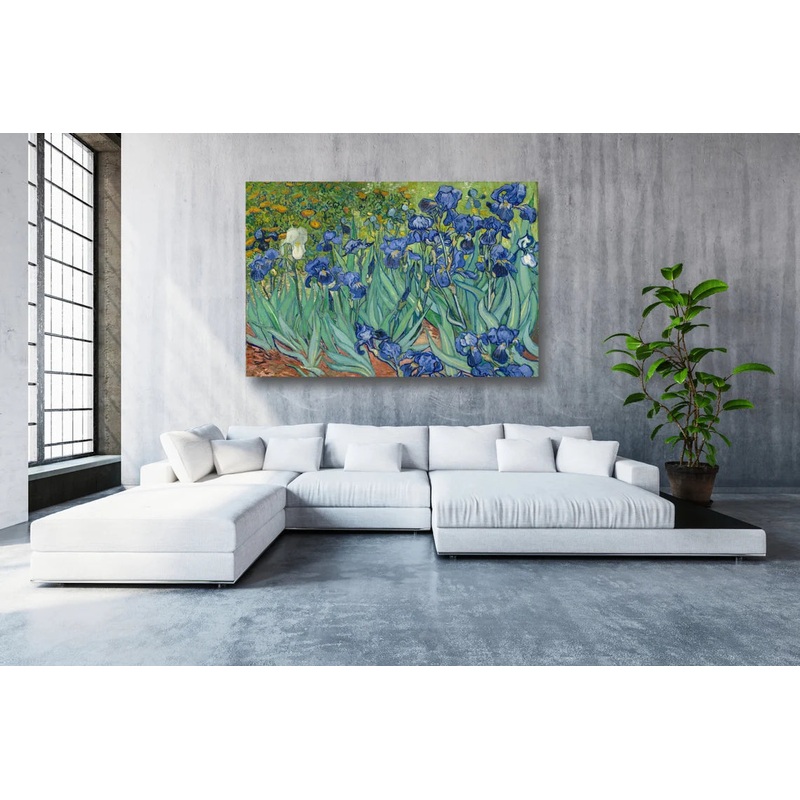 Vincent Van Gogh, Irises UV Direct Aluminum Print Australian Made Quality