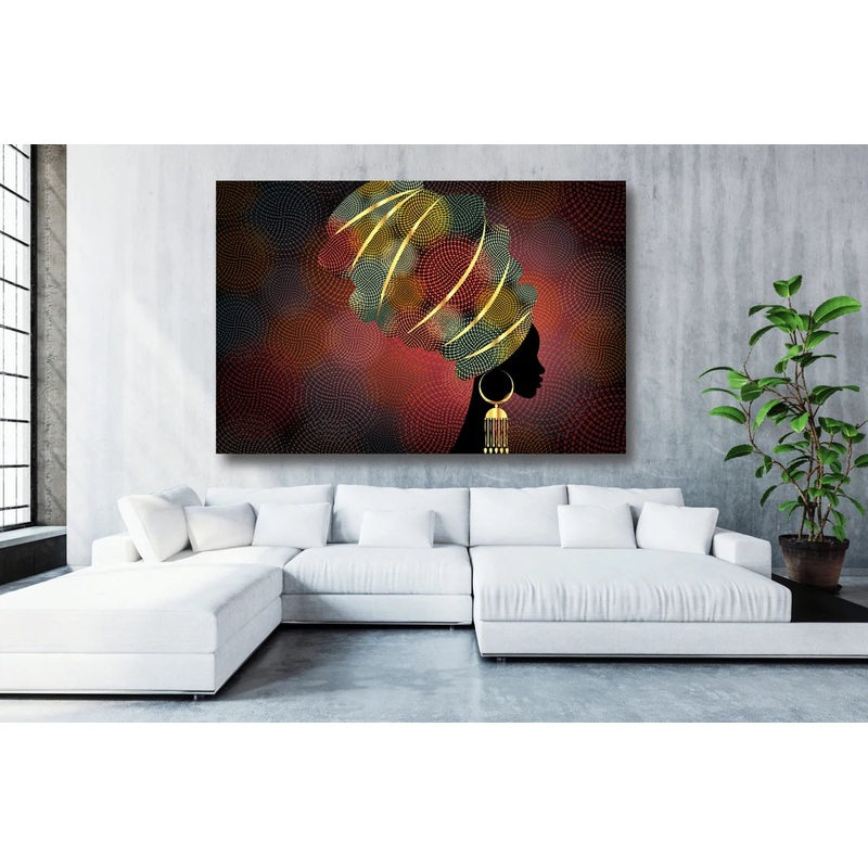 African Art UV Direct Aluminum Print Australian Made Quality