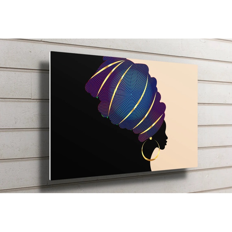 African Women Art UV Direct Aluminum Print Australian Made Quality