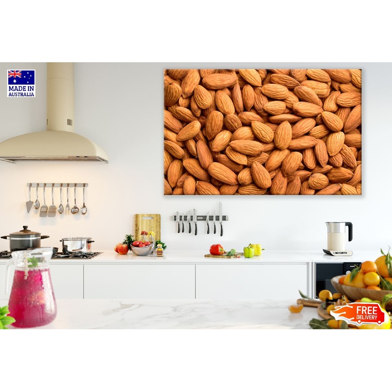 Almond Nuts Closeup Photograph Print 100% Australian Made