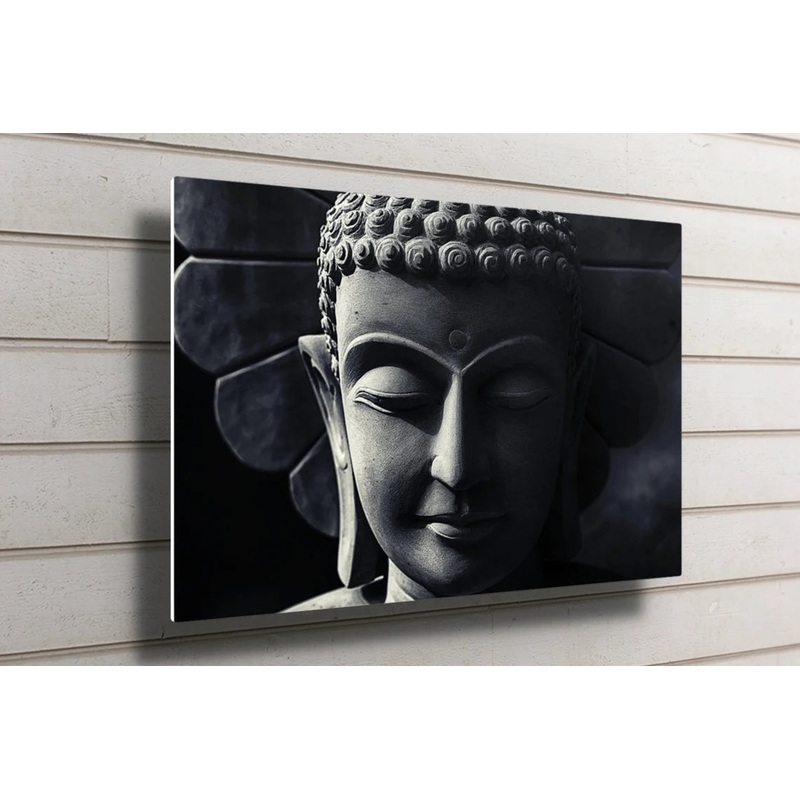 Buddha Statue Wall Art UV Direct Aluminum Print Australian Made Quality