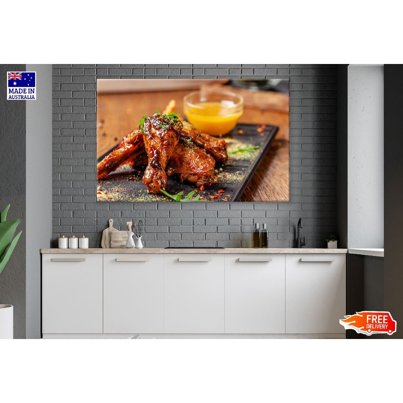 Chicken with Cinnamon Closeup Photograph Print 100% Australian Made
