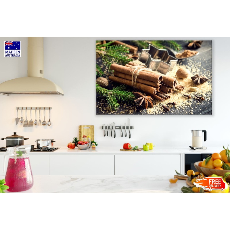 Christmas Spices and Baking Ingredients Photohraph Print 100% Australian Made