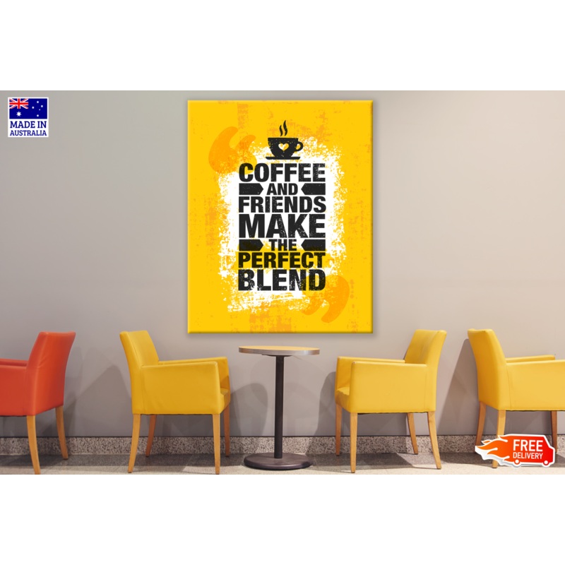 Coffee Quotes Kitchen & Restaurant Print 100% Australian Made