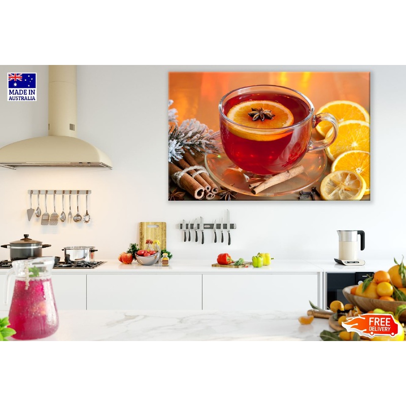 Ice Tea with Oranges & Spices Photograph Print 100% Australian Made