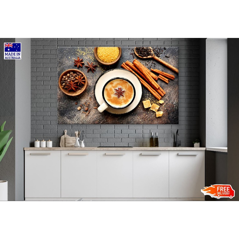 Indian Spiced Tea Masala with Ingredienta Photograph Print 100% Australian Made