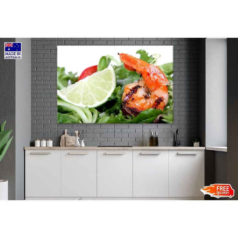 Lime and Shrimp Salad Photograph Print 100% Australian Made