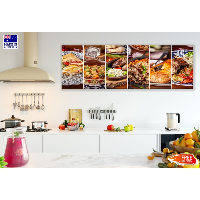 Panoramic Canvas Foods Photograph High Quality 100% Australian Made Wall Canvas Print Ready to Hang