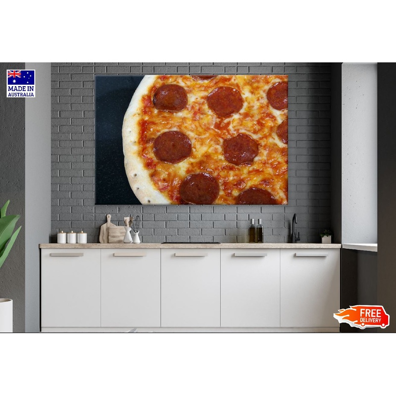 Pizza Closeup Photograph Print 100% Australian Made