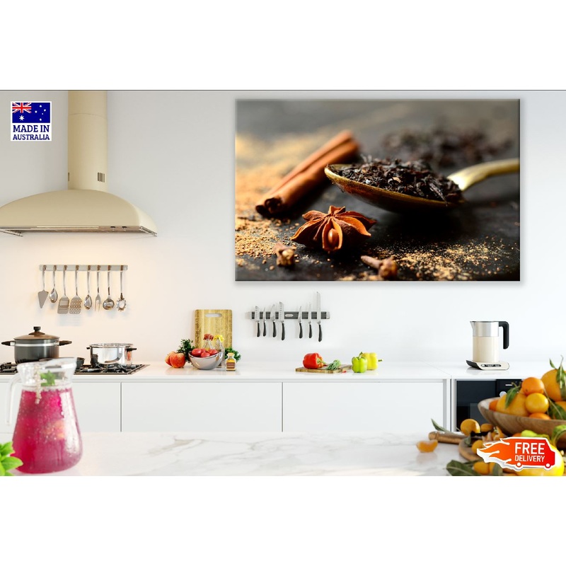 Star Anise spicy Indian Tea Masala Photograph Print 100% Australian Made