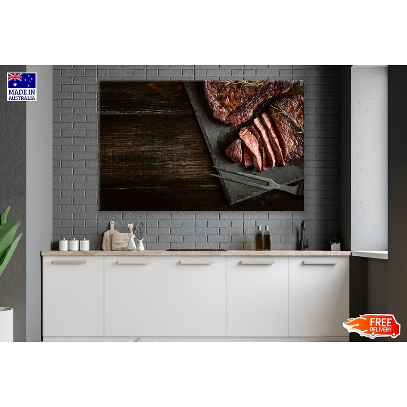 Steak Meat Closeup Photograph Print 100% Australian Made