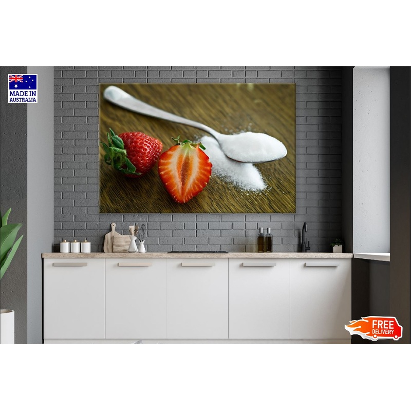 Berry & Sugar with Spoon Photograph Print 100% Australian Made