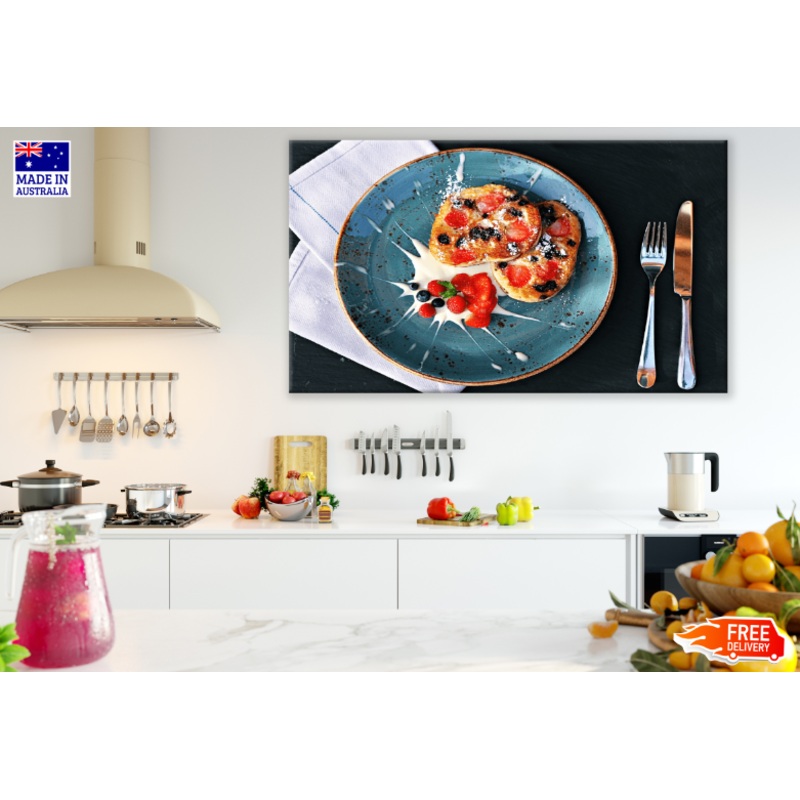 Fruit Pancakes With Cheese Print 100% Australian Made