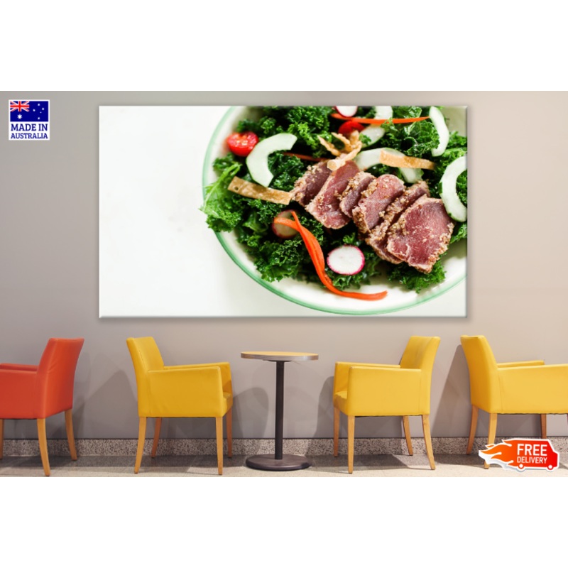 Kale Salad With Tuna Print 100% Australian Made