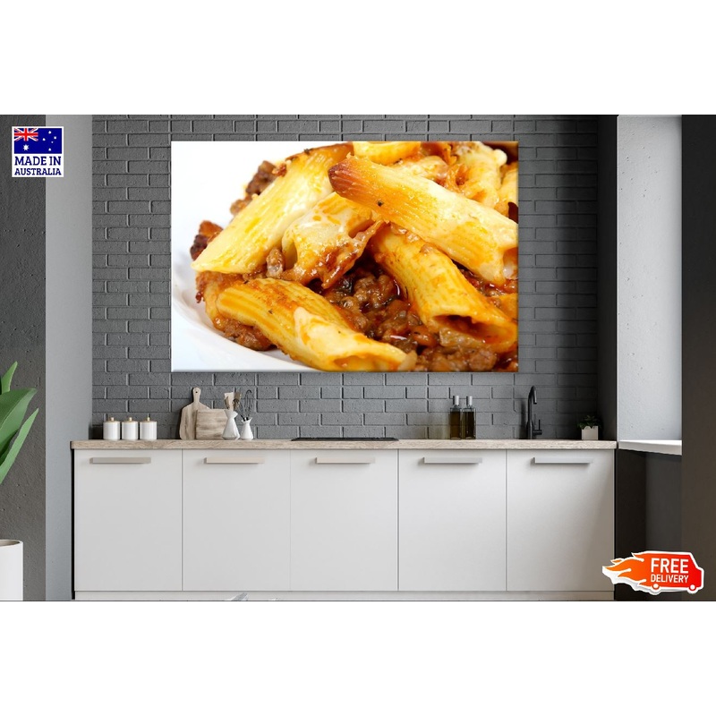 Macaroni Pasta Closeup Photograph Print 100% Australian Made