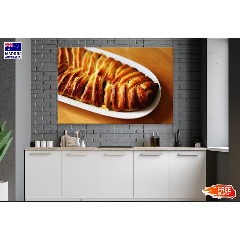 Sliced French Bread Closeup Photograph Print 100% Australian Made