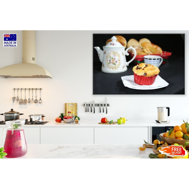 Tea Cake & Jug Closeup Photograph Print 100% Australian Made