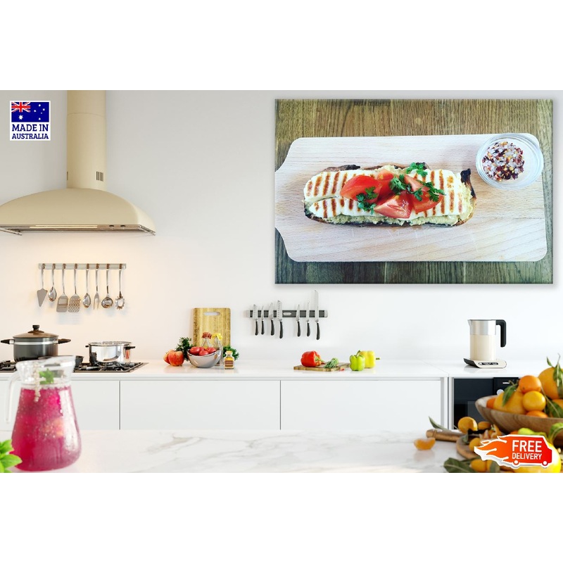 Tomato Cheese Sandwich Photograph Print 100% Australian Made